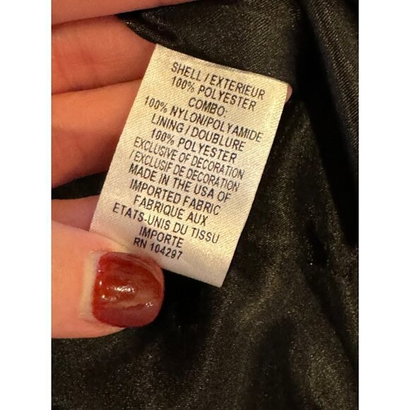 Milly New York Black Embellished Neckline Fit And Flare‎ Aviana Sateen Dress 4 - Picture 15 of 16